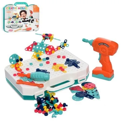 Мозаїка конструктор із шуруповертом N5013 - Smart Start Kid's