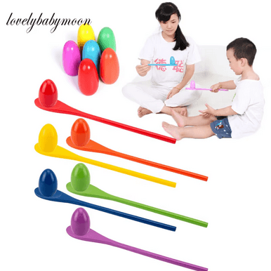 Розвиваюча гра Естафета з яйцями і ложками