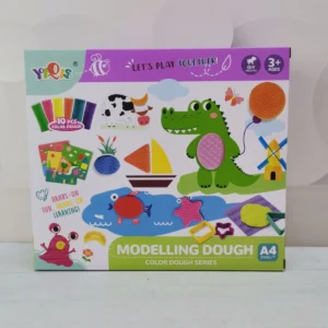 Дитячий набір Тісто для ліплення 6 картинок ножичок