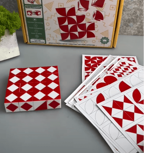 Pixy cubes Червоно-білі - Зображення 2