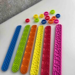 Набір сенсорних антистрес браслетів +кілець