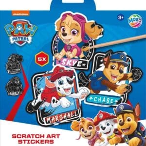 Набір для творчості Moxy Paw Patrol Скретч-наліпки