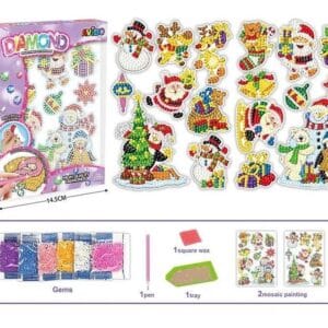 Алмазні стікери Різдво