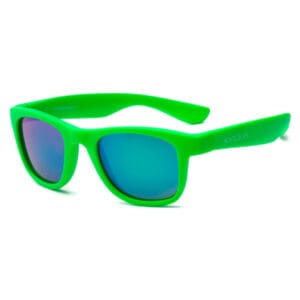 Дитячі сонцезахисні окуляри Koolsun Wave 1-5 років неоново-зелені
