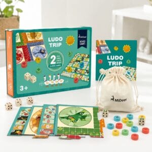 Настільна гра Ludo 2в1 Mideer Лудо