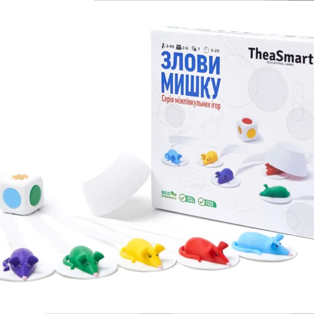 Настільна динамічна гра TheaSmart «Злови мишку»
